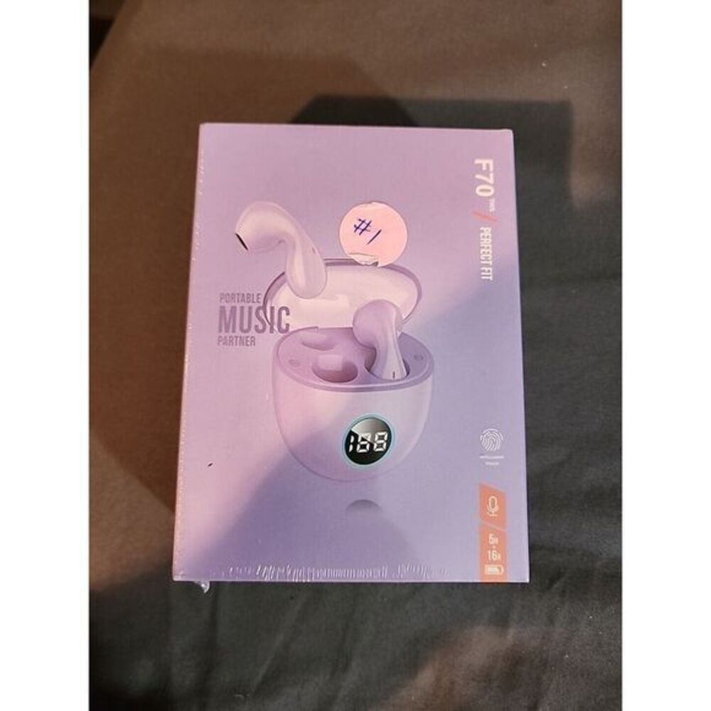 Wireless Headphones Bluetooth Stereo Ear Hook Headset F70 TWS Earphones Earbuds